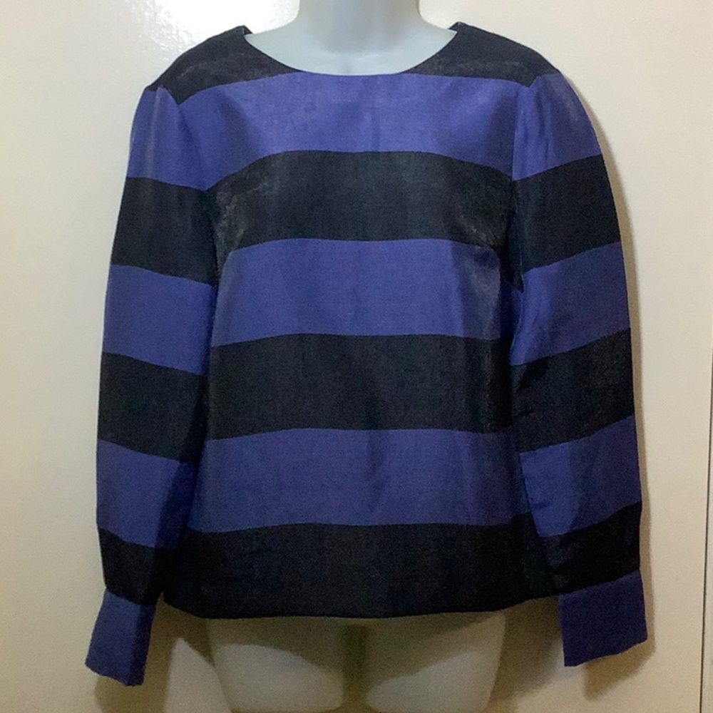 Banana Republic Top long sleeve Shimmer Fabric Party Blouse